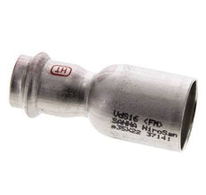 Perskoppeling - 22mm Persmof & 35mm Buiseinde - RVS