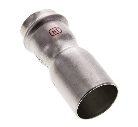 Perskoppeling - 28mm Persmof & 35mm Buiseinde - RVS