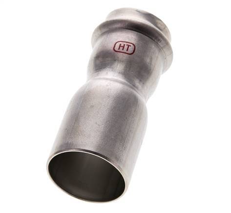 Perskoppeling - 28mm Persmof & 35mm Buiseinde - RVS