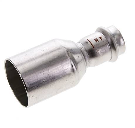 Perskoppeling - 22mm Persmof & 42mm Buiseinde - RVS