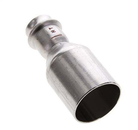 Perskoppeling - 22mm Persmof & 42mm Buiseinde - RVS