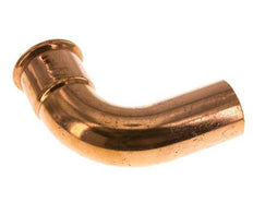 90 graden L-Perskoppeling - 42mm Persmof & 42mm Buiseinde - Koperlegering