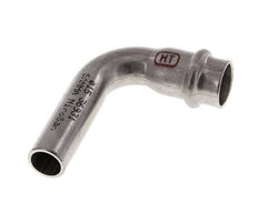 90 graden L-Perskoppeling - 15mm Persmof & 15mm Buiseinde - RVS