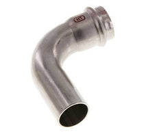 90 graden L-Perskoppeling - 28mm Persmof & 28mm Buiseinde - RVS