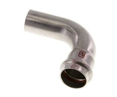 90 graden L-Perskoppeling - 28mm Persmof & 28mm Buiseinde - RVS