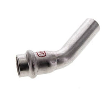 45deg Elbow Press Fitting - 15mm Female & 15mm Male - Stainless Steel