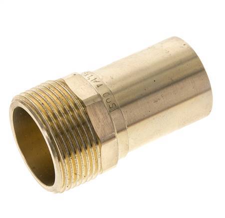 Perskoppeling - 35mm Buiseinde & R 1-1/4'' Buiseinde - Koperlegering