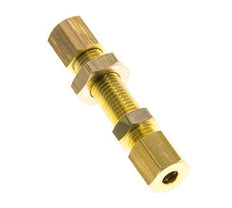 4mm Messing Rechte Knelfitting Schotdoorvoer 150bar DIN EN 1254-2