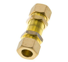 14mm Messing Rechte Knelfitting Schotdoorvoer 89bar DIN EN 1254-2