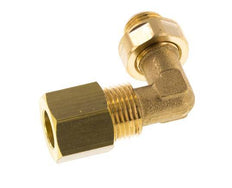 8mm & G1/8'' Brass Elbow Compression Fitting with Male Threads 135 bar NBR Adjustable DIN EN 1254-2