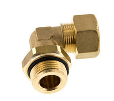 18mm & G3/4'' Brass Elbow Compression Fitting with Male Threads 67 bar NBR Adjustable DIN EN 1254-2