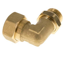 22mm & G3/4'' Brass Elbow Compression Fitting with Male Threads 54 bar NBR Adjustable DIN EN 1254-2