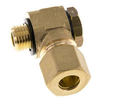 10mm & G1/4'' Brass Swivel Joint Compression Fitting with Male Threads 95 bar Polyamide DIN EN 1254-2