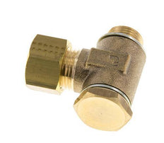 12mm & G3/8'' Brass Swivel Joint Compression Fitting with Male Threads 75 bar Zinc plated Steel/NBR DIN EN 1254-2