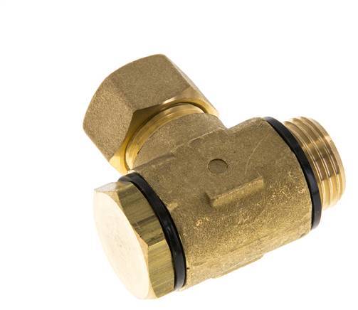 14mm & G1/2'' Brass Swivel Joint Compression Fitting with Male Threads 89 bar Polyamide DIN EN 1254-2