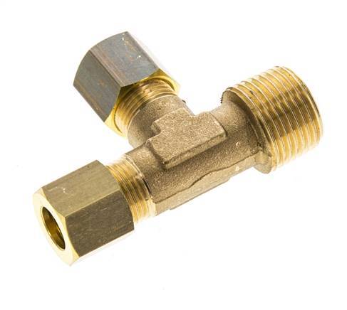 8mm & R3/8'' Brass L-vorm Knelfitting Buitendraad 135bar DIN EN 1254-2