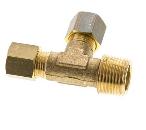 8mm & R3/8'' Brass L-vorm Knelfitting Buitendraad 135bar DIN EN 1254-2