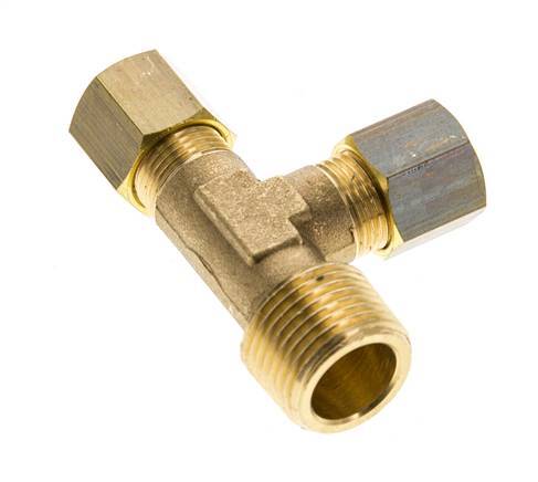 8mm & R3/8'' Brass L-vorm Knelfitting Buitendraad 135bar DIN EN 1254-2