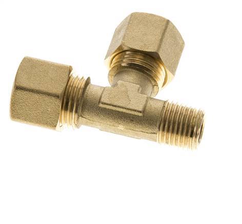 10mm & R1/4'' Brass L-vorm Knelfitting Buitendraad 95bar DIN EN 1254-2