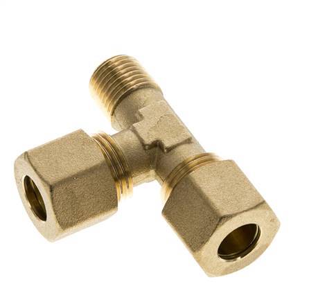 10mm & R1/4'' Brass L-vorm Knelfitting Buitendraad 95bar DIN EN 1254-2