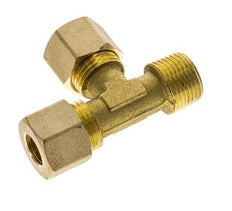 10mm & R3/8'' Brass L-vorm Knelfitting Buitendraad 95bar DIN EN 1254-2