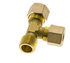 10mm & R3/8'' Brass L-vorm Knelfitting Buitendraad 95bar DIN EN 1254-2