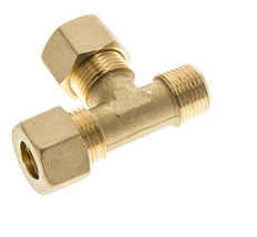 12mm & R3/8'' Brass L-vorm Knelfitting Buitendraad 75bar DIN EN 1254-2