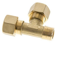 12mm & R3/8'' Brass L-vorm Knelfitting Buitendraad 75bar DIN EN 1254-2