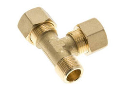 12mm & R3/8'' Brass L-vorm Knelfitting Buitendraad 75bar DIN EN 1254-2