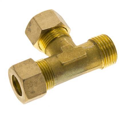 14mm & R1/2'' Brass L-vorm Knelfitting Buitendraad 89bar DIN EN 1254-2