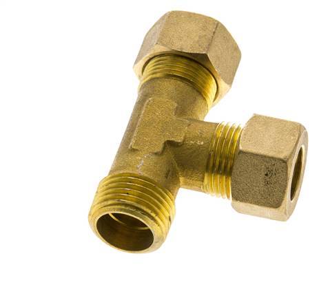 14mm & R1/2'' Brass L-vorm Knelfitting Buitendraad 89bar DIN EN 1254-2
