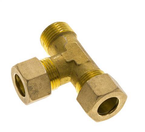 14mm & R1/2'' Brass L-vorm Knelfitting Buitendraad 89bar DIN EN 1254-2