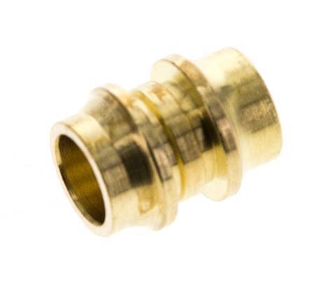6mm Brass Straight Compression Fitting DN 8135 bar DIN EN 1254-2 [2 Pieces]