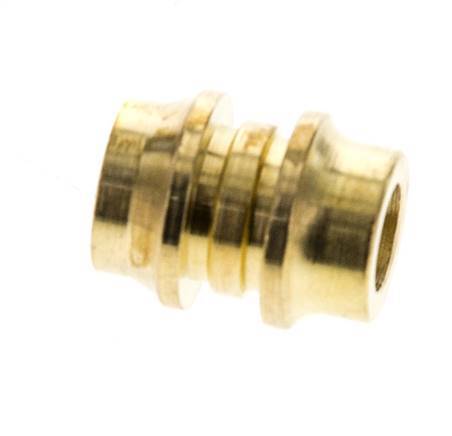 6mm Brass Straight Compression Fitting DN 8135 bar DIN EN 1254-2 [2 Pieces]
