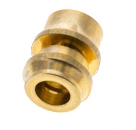 6mm Brass Straight Compression Fitting DN 1095 bar DIN EN 1254-2 [2 Pieces]