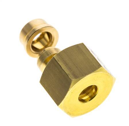 10mm Brass Rechte Knelfitting DN 1676bar DIN EN 1254-2