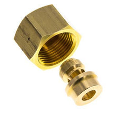 10mm Brass Rechte Knelfitting DN 1676bar DIN EN 1254-2