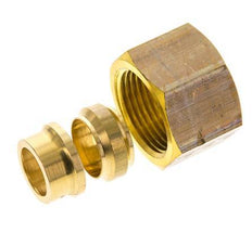 14mm Brass Rechte Knelfitting DN 1676bar DIN EN 1254-2