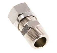 10L & R3/8'' Nickel plated Brass Straight Cutting Fitting with Male Threads 115 bar ISO 8434-1 [2 Pieces]