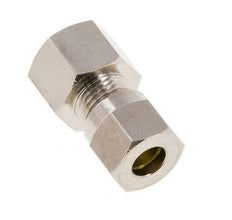 6LL & G1/8'' Nickel plated Brass Straight Cutting Fitting with Female Threads 100 bar ISO 8434-1 [2 Pieces]