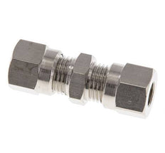 6LL Nickel plated Brass Straight Cutting Fitting 100 bar ISO 8434-1 [2 Pieces]