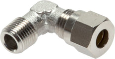 8LL & R1/4'' Nickel plated Brass Elbow Cutting Fitting with Male Threads 100 bar ISO 8434-1 [2 Pieces]