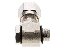 10L & G1/4'' Vernikkeld Messing Swivel Joint Snijringkoppeling Buitendraad 115bar Draaibaar ISO 8434-1