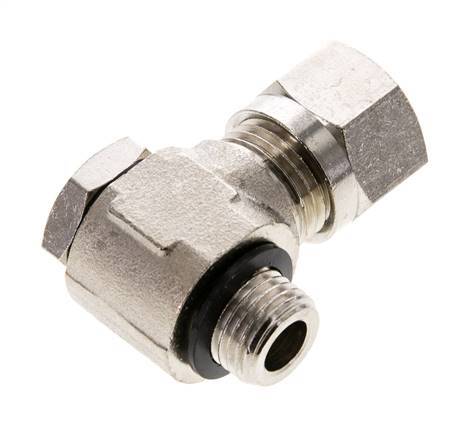 10L & G1/4'' Vernikkeld Messing Swivel Joint Snijringkoppeling Buitendraad 115bar Draaibaar ISO 8434-1