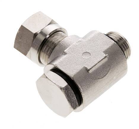 12L & G3/8'' Vernikkeld Messing Swivel Joint Snijringkoppeling Buitendraad 75bar Draaibaar ISO 8434-1