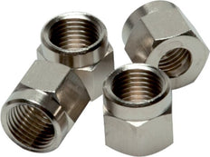 6LL (M10x1) Brass Union Nut [10 Pieces]