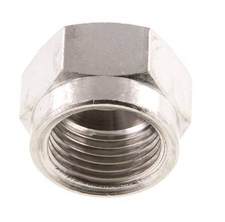 12 (M18x1.5) Brass Union Nut [5 Pieces]