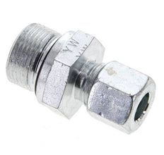 10L & M22x1.5 Zink plated Steel Straight Cutting Fitting with Male Threads 315 bar NBR ISO 8434-1