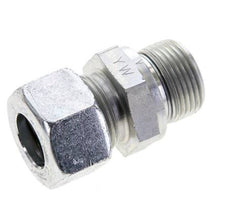 15L & M22x1.5 Zink plated Steel Straight Cutting Fitting with Male Threads 315 bar NBR ISO 8434-1