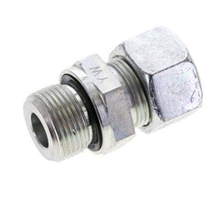 15L & M22x1.5 Zink plated Steel Straight Cutting Fitting with Male Threads 315 bar NBR ISO 8434-1